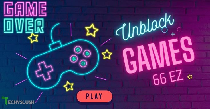 "Banner showcasing popular online games available on 66ez platform"